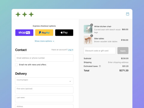 shopify checkout extension